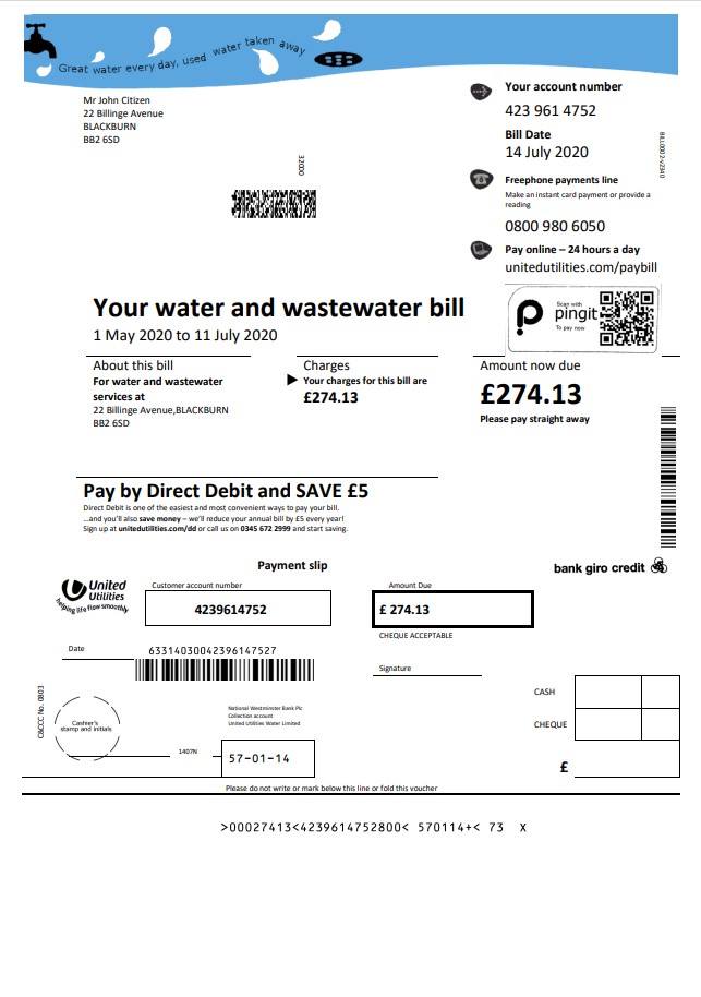  Minol USA business utility bill 